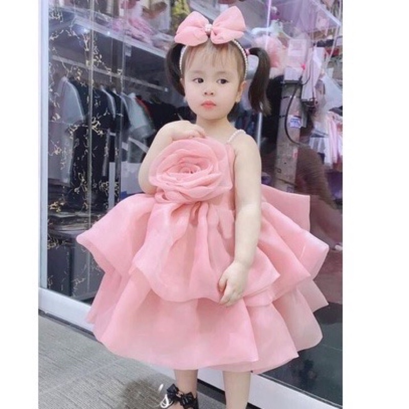 Váy công chúa yếm bé gái 2 tầng phồng 🌺 🌺🌺