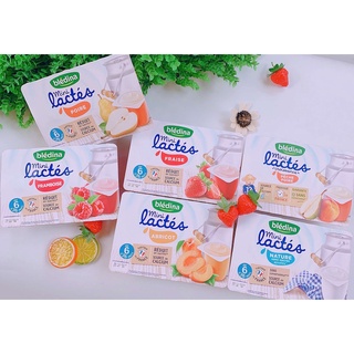 Sữa chua ít đường và phomai Bledina Pháp Lactes cho bé