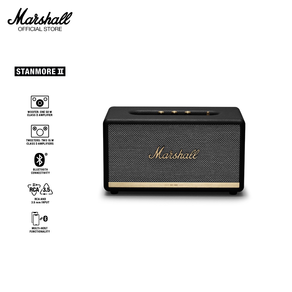 [Mã ELMALL1TR giảm 5% đơn 3TR] Loa Marshall STANMORE II Bluetooth Homeline - 1 năm bảo hành