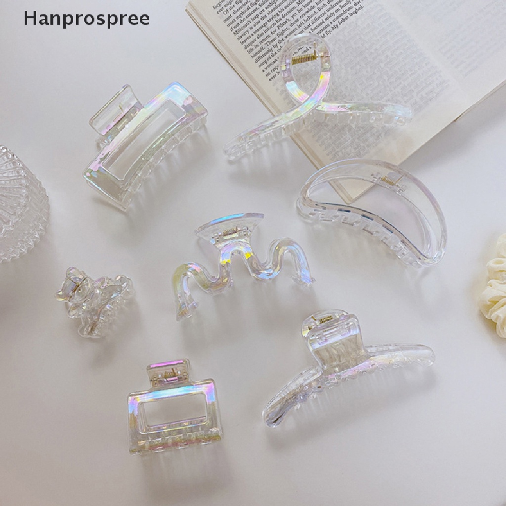 Kẹp Tóc Màu Laser Gradient Thời Trang Mùa Hè Cho Nữ