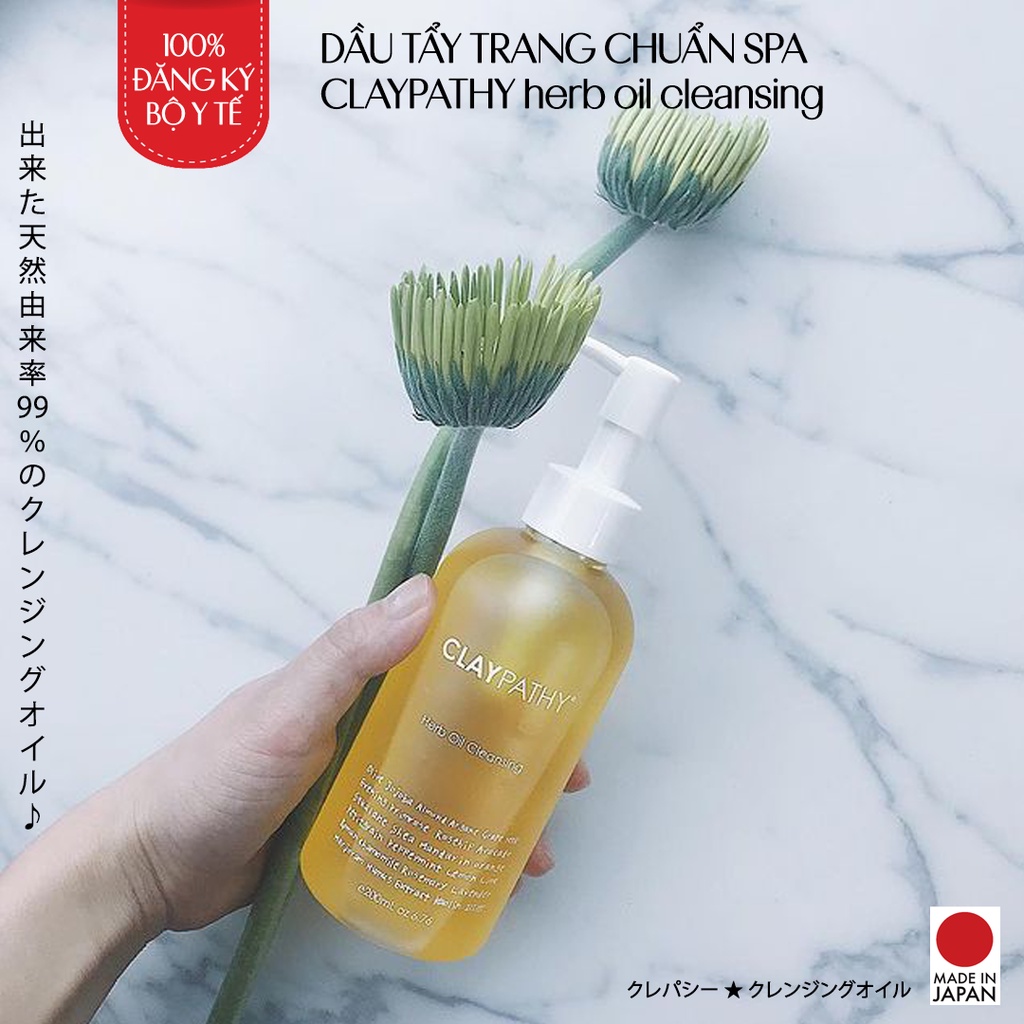 Dầu tẩy trang đất sét thảo mộc CLAYPATHY Herb Oil Cleansing