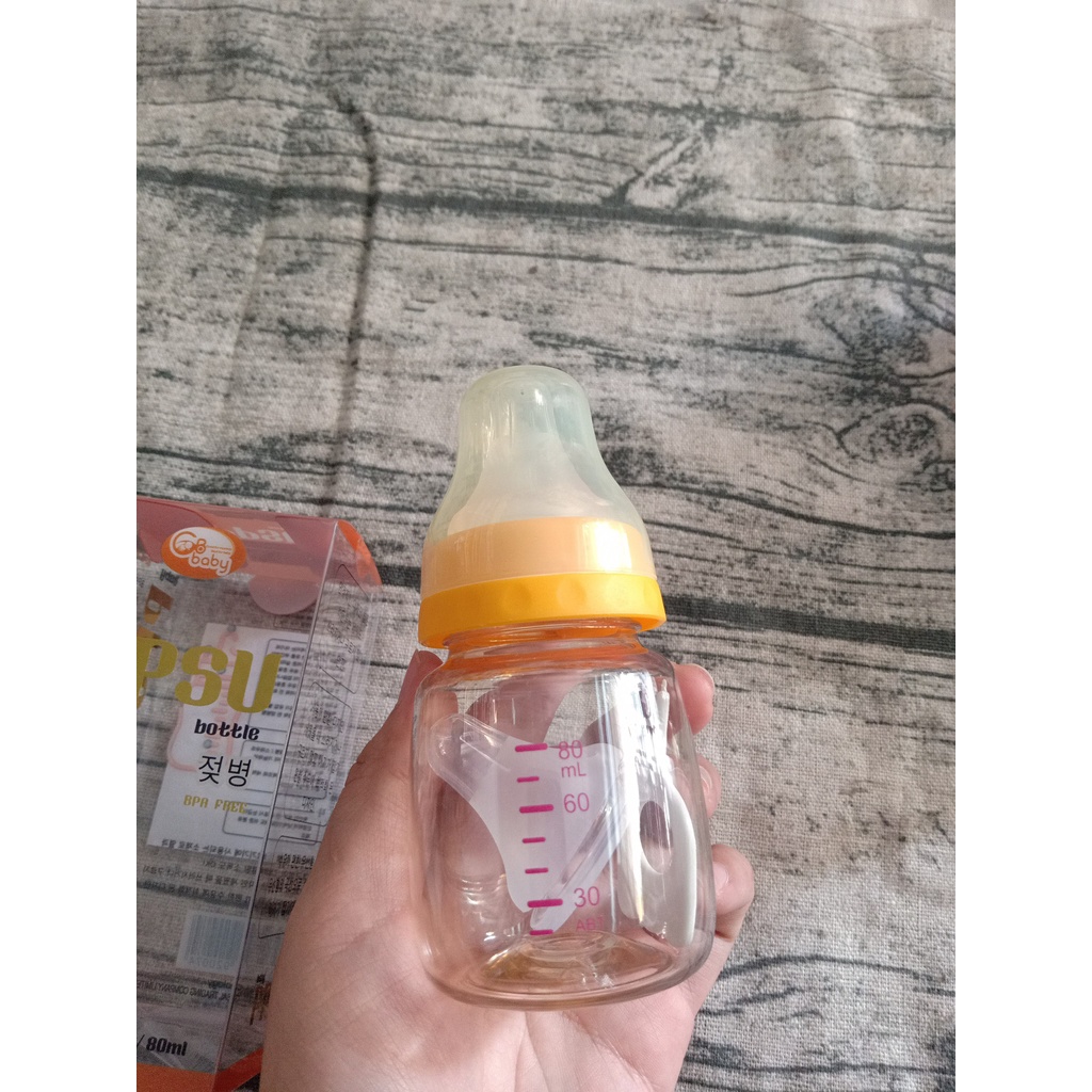 BÌNH SỮA PPSU GB BABY CỔ HẸP 80ml ( Chính hãng nhà phân phối)