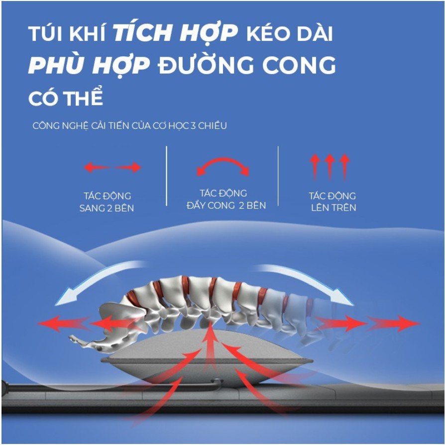 Đệm MASSAGE MATTRESS toàn thân đa điểm rung (kèm gối) - bảo hành 12 tháng