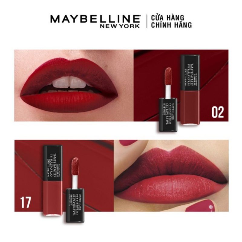 Son Kem Lì Nhẹ Môi Maybelline New York Sensational Liquid Matte Mini 2.7ml | BigBuy360 - bigbuy360.vn