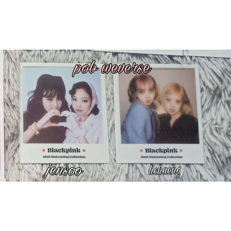 PHOTOCARD BLACKPINK WELCOMING 2022