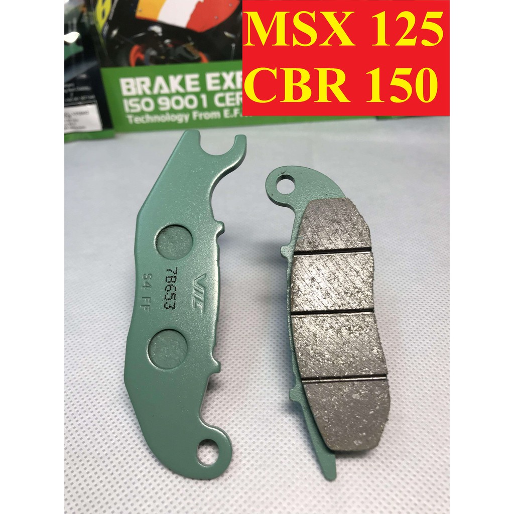 Bố Thắng Đĩa Trước và Sau MSX 125, CBR 150 (Hiệu VTC, Mã VPH002 - VPEM327)