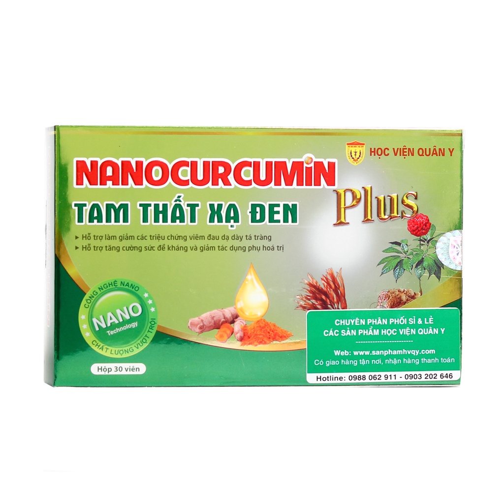 Nano Curcumin Tam Thất Xạ Đen Plus