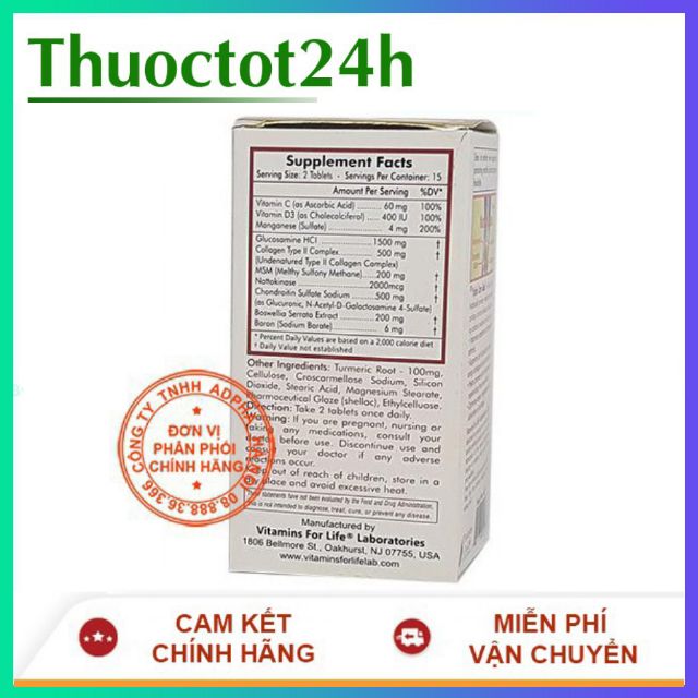 Triple Care Gold - Nuôi dưỡng, bảo vệ sụn khớp