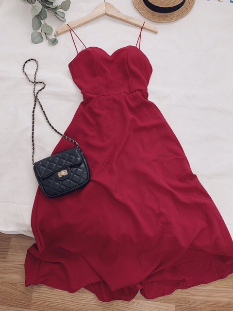 MAXI ĐỎ 2 DÂY CHÉO LƯNG | BigBuy360 - bigbuy360.vn