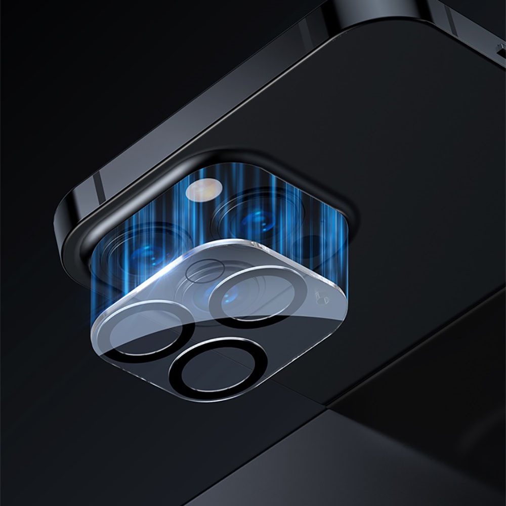 Dán camera Iphone 14 Pro Max thấu kính nổi 3D - Cường lực camera Iphone 14 Pro Max độ cứng 9H trong suốt