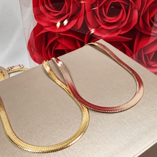 Vòng cổ xương rắn hình rắn tối giản Hàn Quốc Hàn Quốc Mạ thép titan Vàng hồng 18K Châu Âu Dây chuyền xương đòn kim loại Mỹ Vòng cổ thép titan bằng thép không gỉ / Vòng cổ vàng hồng / Dây chuyền xương đòn / Vòng cổ ngắn / Vòng cổ Nhật Bản Hàn Quốc