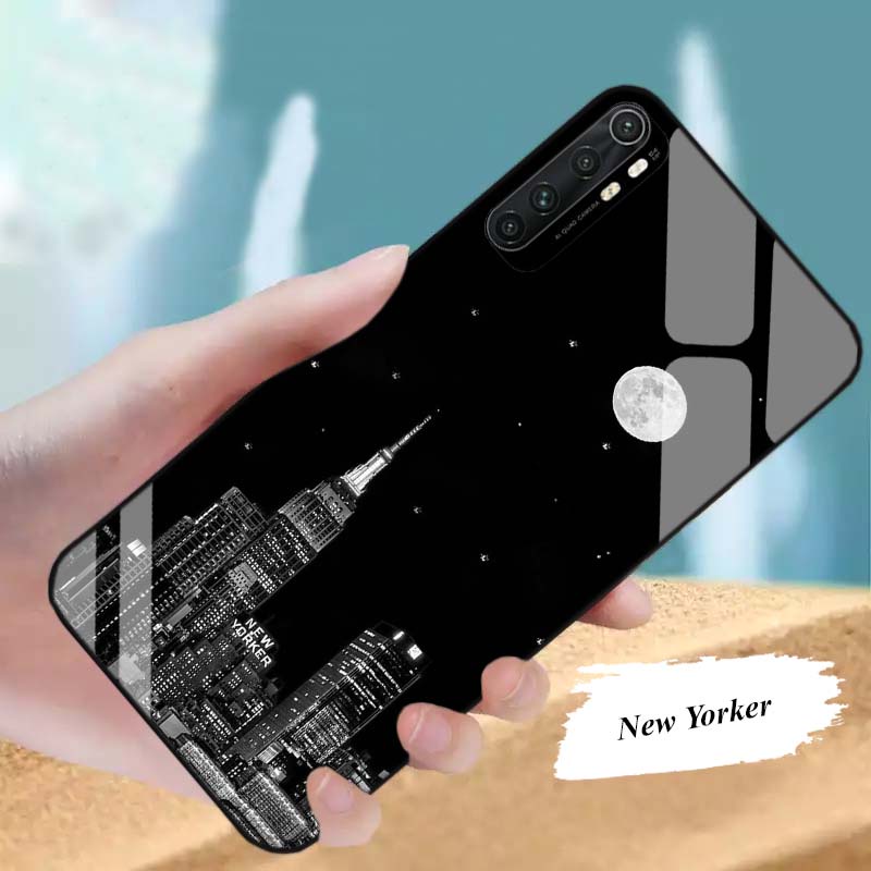 Ốp Lưng XIAOMI MI Note 10, Mi Note 10 Pro, Mi Note 10 Lite Mặt kính cường lực Cao Cấp, Sang Trọng thiết kế Độc Quyền