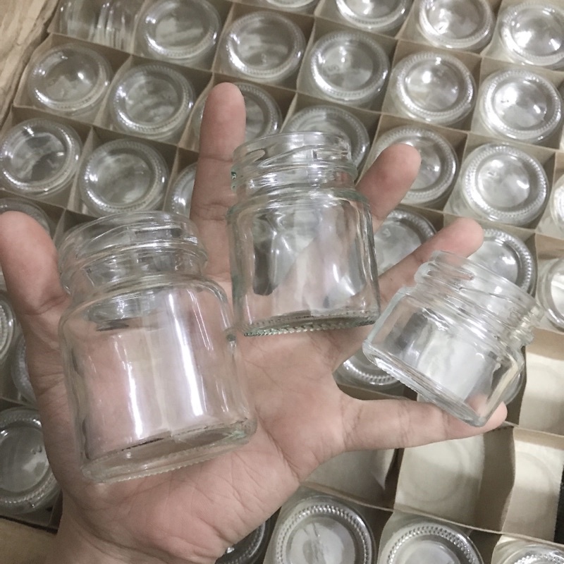 5 Lọ thuỷ tinh 30ml_kèm nắp thiếc
