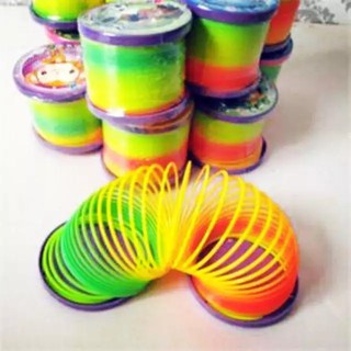 Đồ chơi lò xo cầu vồng ma thuật 7 màu