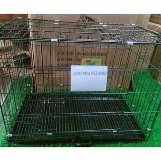 LỒNG CHÓ MÈO VÂN ĐÁ CAO CẤP Size M