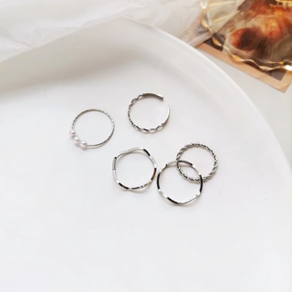 Set nhẫn 5 chiếc basic november accessories