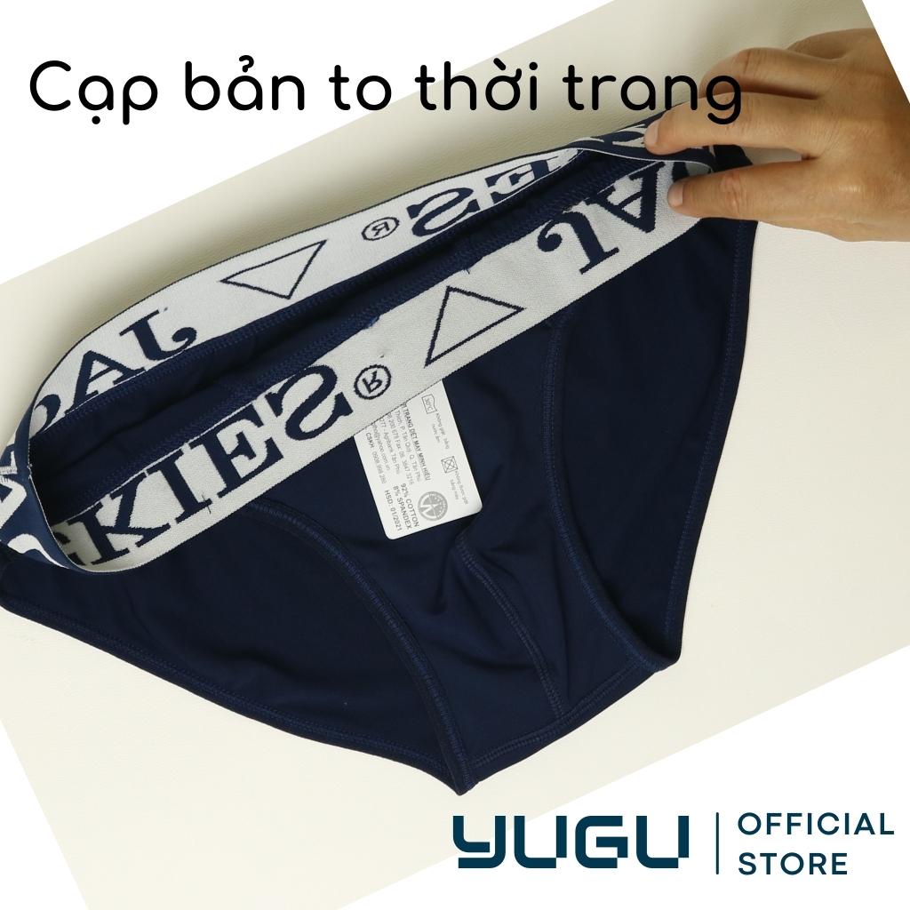 Quần lót nam thun lạnh cao cấp cạp cao JACKIES B02 -YUGU- Quần sịp nam tam giác chính hãng Việt Nam, 1 chiếc, che tên