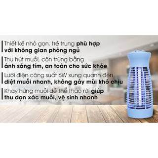 Đèn diệt muỗi - Đèn bắt muỗi COMET CM069 - Hình tháp - Hàng chính hãng