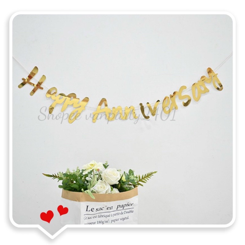 Dây chữ, bóng chữ HAPPY WEDDING, HAPPY ANNIVERSARY, LOVE, MARRY ME, I LOVE YOU trang trí tiệc cưới, hỏi, ngày kỉ niệm…