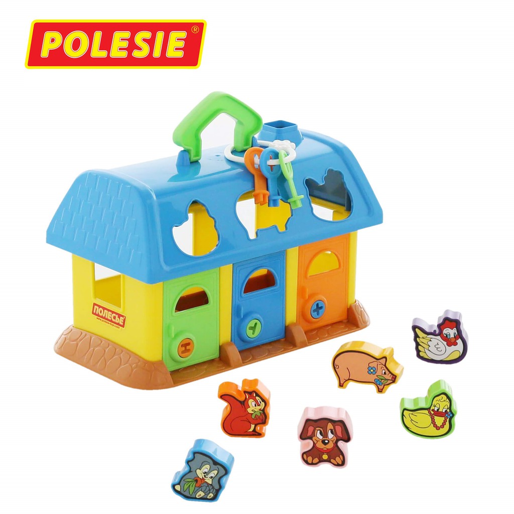 Bộ đồ chơi thả hình Ngôi nhà thú cưng Pets House – Polesie Toys
