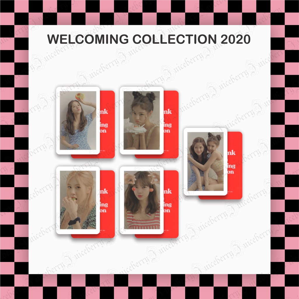 Bộ ảnh photocard fanmade BLACKPINK Welcoming Collection 2020 E13