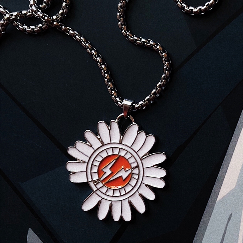 Dây chuyền mặt họa tiết hoa cúc GD phong cách Hàn Quốc cho nữ