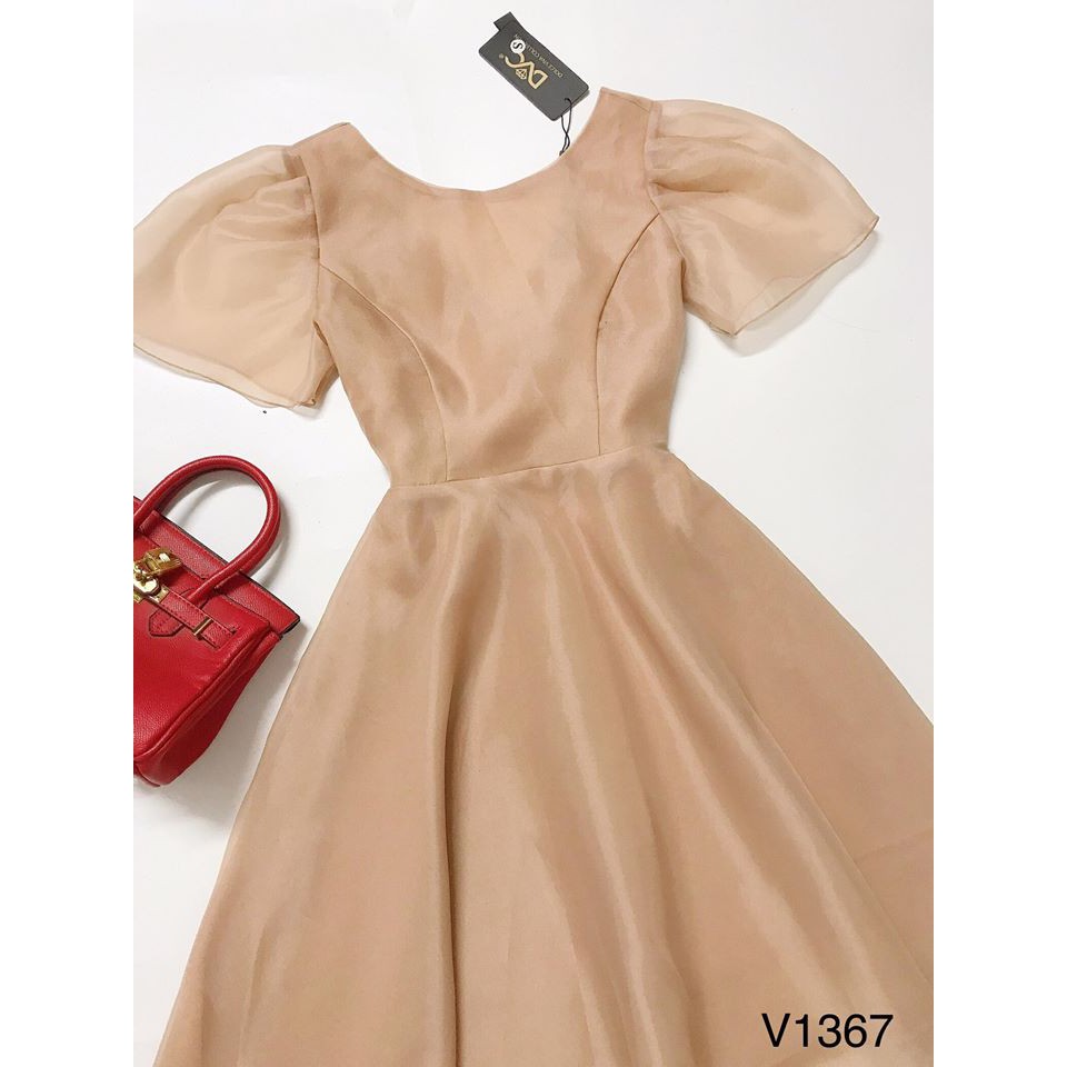 [Nhập WAMAR931 giảm ngay 15k]Đầm xòe tiểu thư thắt nơ lưng siêu xinh V1367_Zin Boutique [Kèm ảnh thật] | BigBuy360 - bigbuy360.vn
