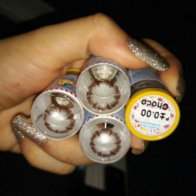 ( Bán Lẻ ) Lens Pudding Choco hàng hiếm / Kính áp tròng không độ