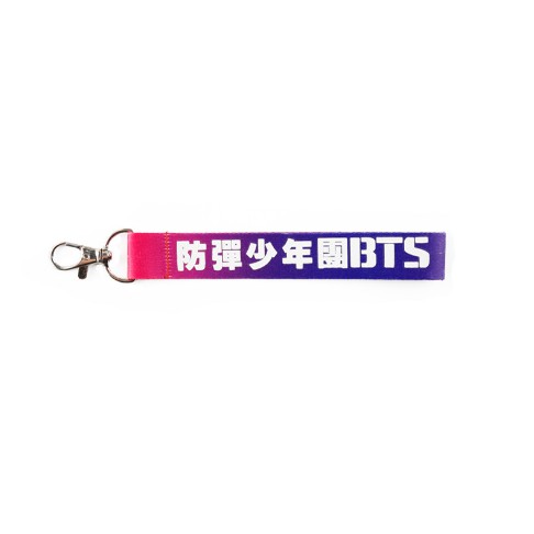 Móc khóa cài balo túi tote nametag xanh hồng BTS