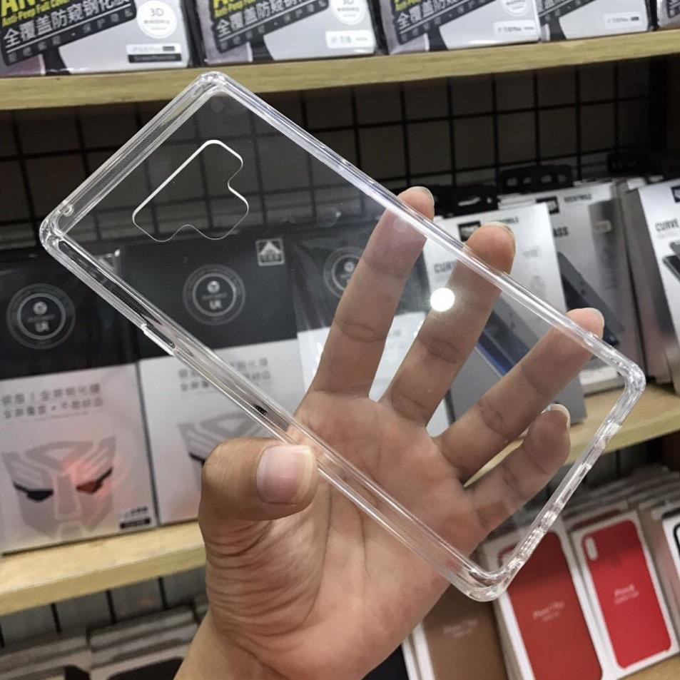 Ốp Lưng Trong LIKGUS Sam Sung Galaxy Note 9 Chống Sốc, Chống Ố Vàng Lưng Mica Viền Dẻo - Hàng Chính Hãng
