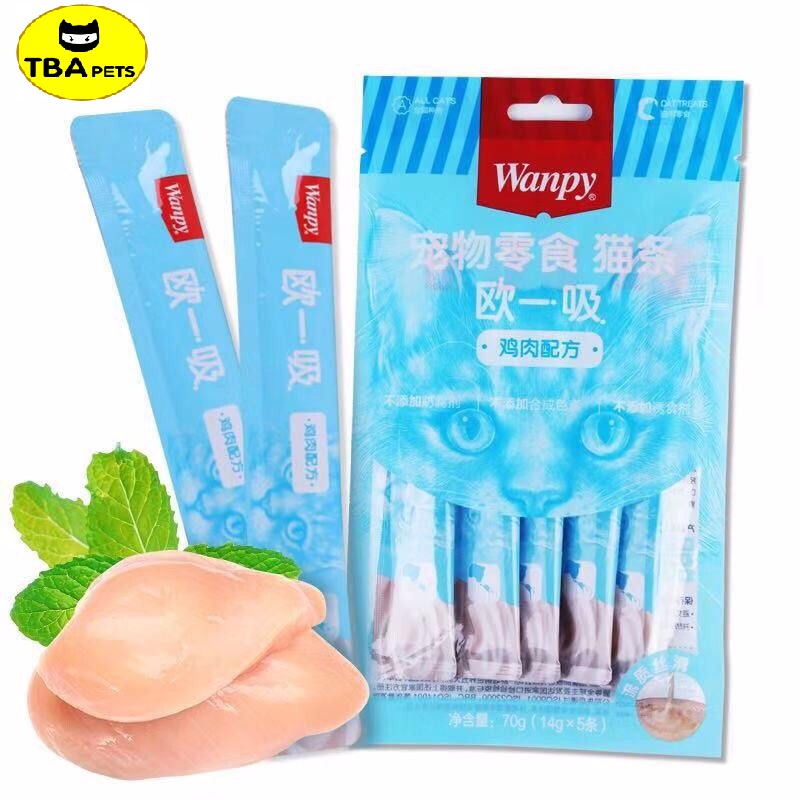 Súp Thưởng dinh dưỡng Wanpy cho Mèo 70gr