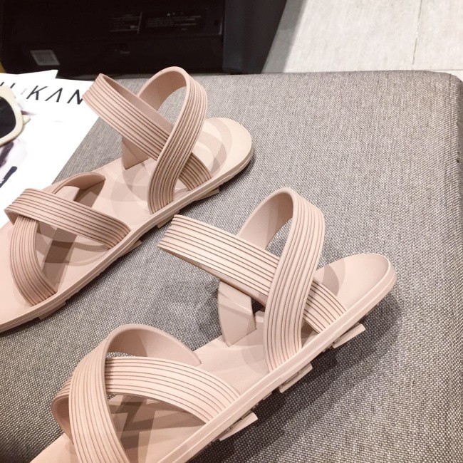 Sandal nhựa quai chéo đi mưa - DG17