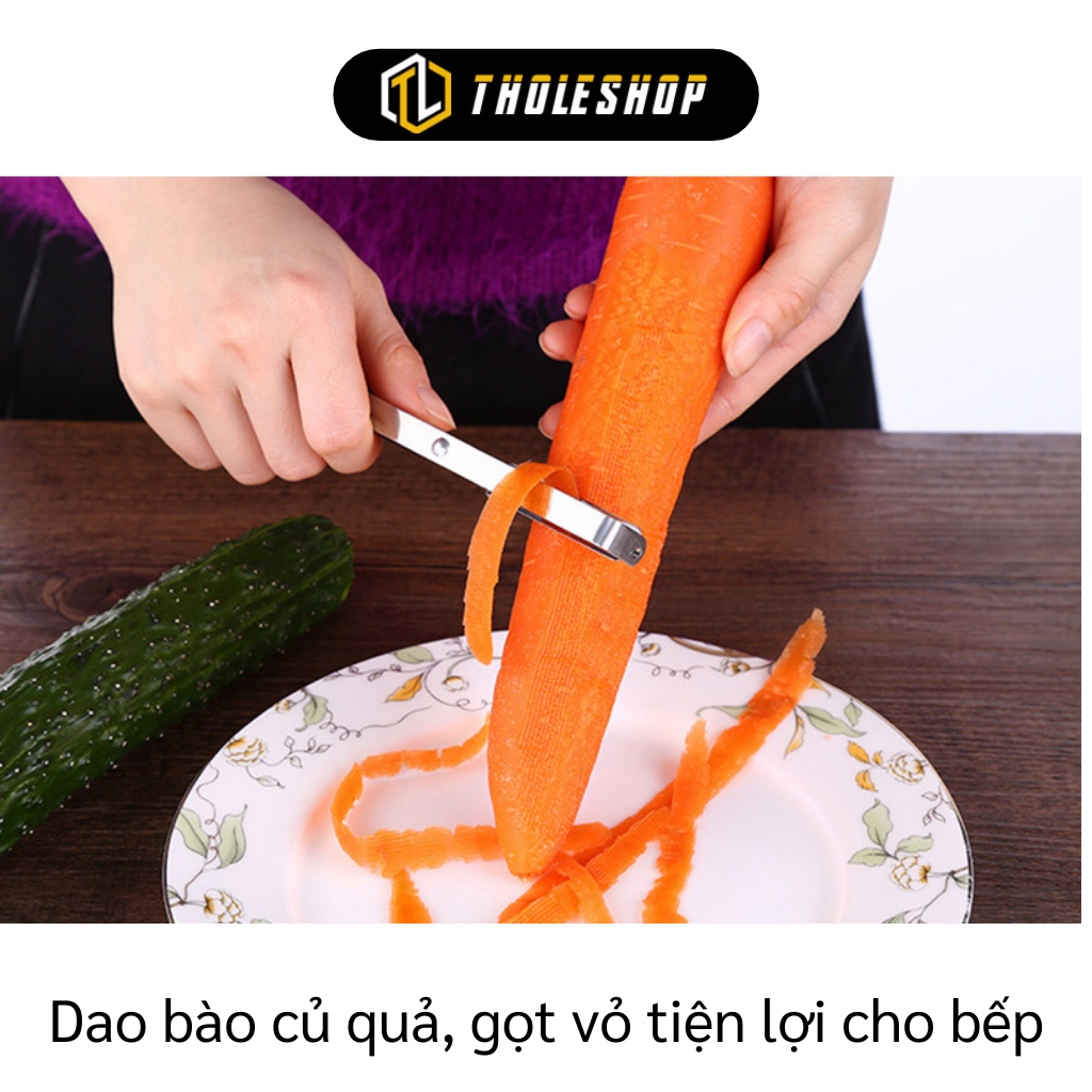 Dao Gọt Vỏ - Dụng Cụ Dao Gọt Vỏ Củ Quả, Trái Cây Đa Năng Hình Chiếc Răng Sáng Tạo 9551