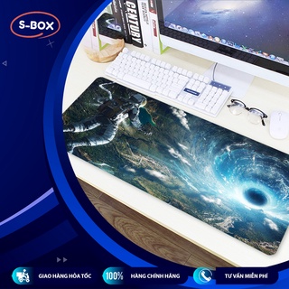 Lót chuột cỡ lớn SBox tấm lót chuột hình phi hành gia kích thước 700x300x3mm - sp 35