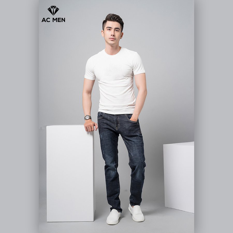 Áo Thun Nam Trơn Hai Màu Đen Trắng Huyền Thoại AC MEN | BigBuy360 - bigbuy360.vn