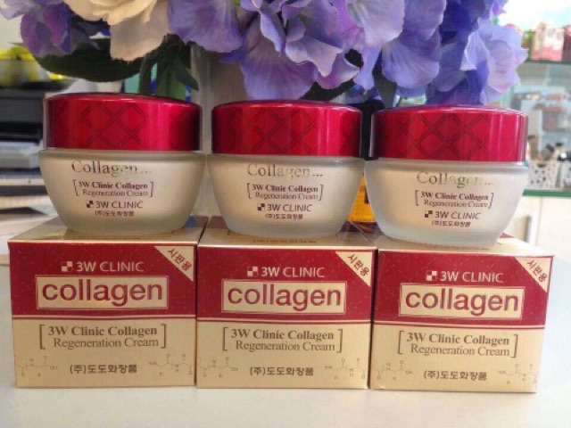 ❌Kem dưỡng trắng da tinh chất collagen 3W Clinic Collagen Whitening Cream