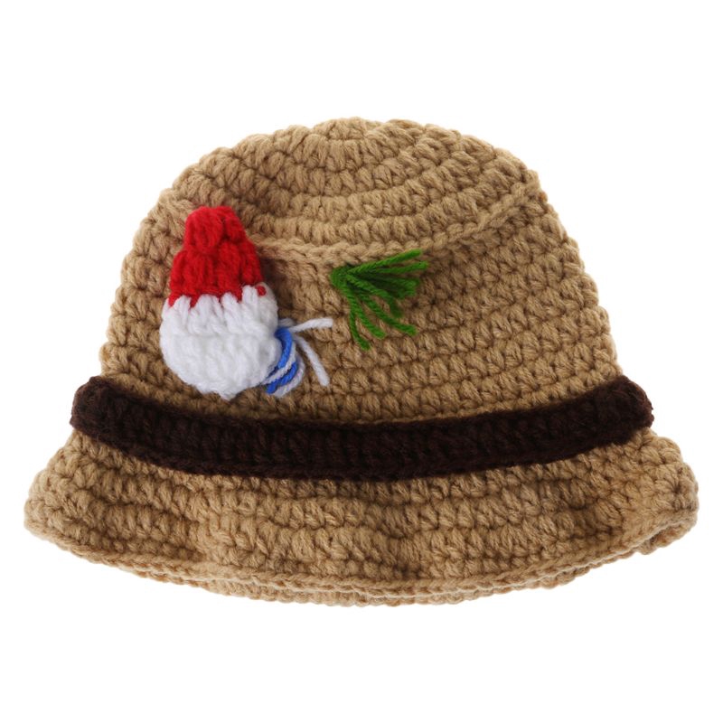 Mary☆Baby Costume Fisherman Hat Trousers Pendant Crochet Knitted Cosplay Clothing Newborn