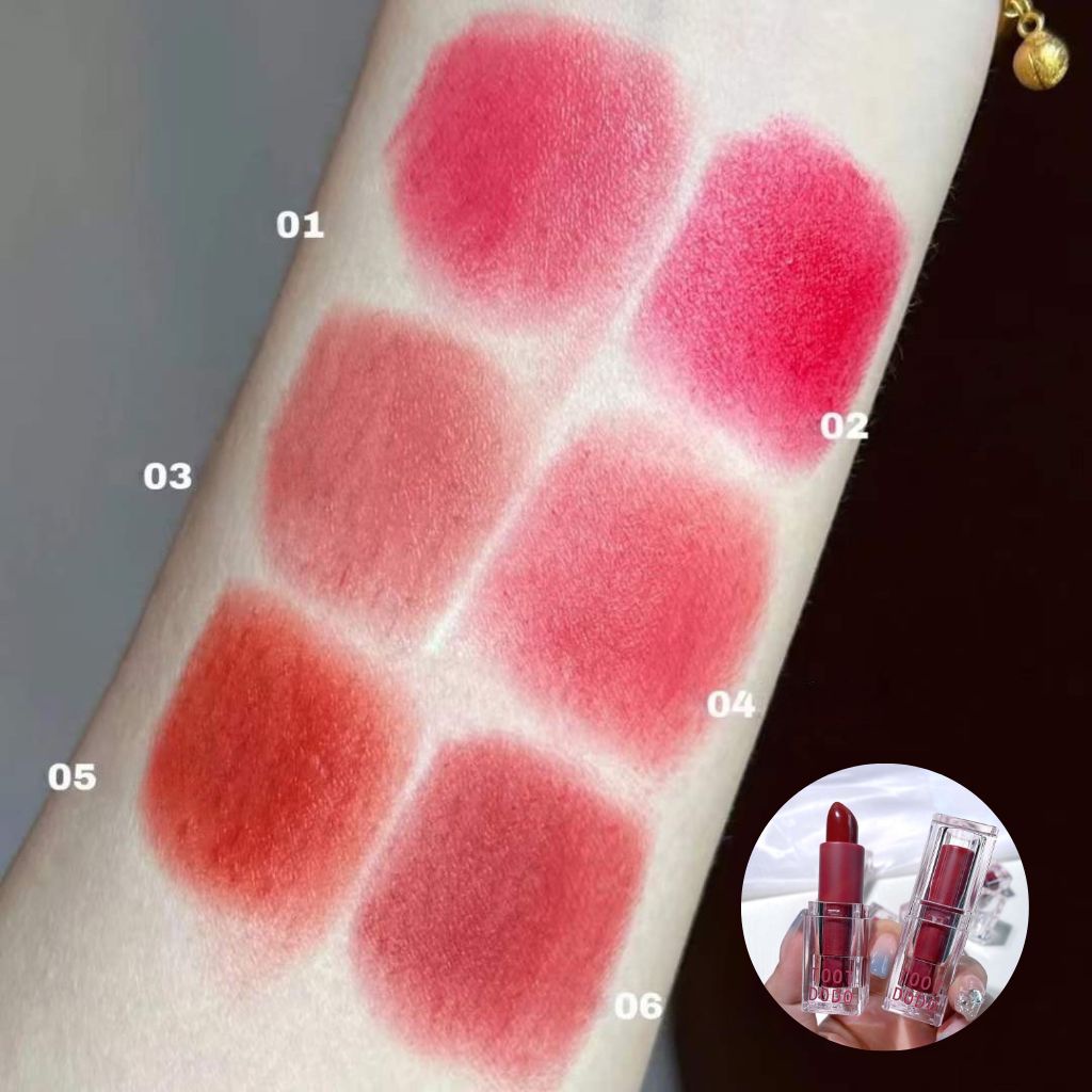 Son Thỏi Nhung TOOT DODO Mềm Mịn Vỏ Vuông Trong Suốt