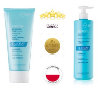 [200Ml-400ml] Sữa rửa mặt Ducray Keracnyl Gel Moussant