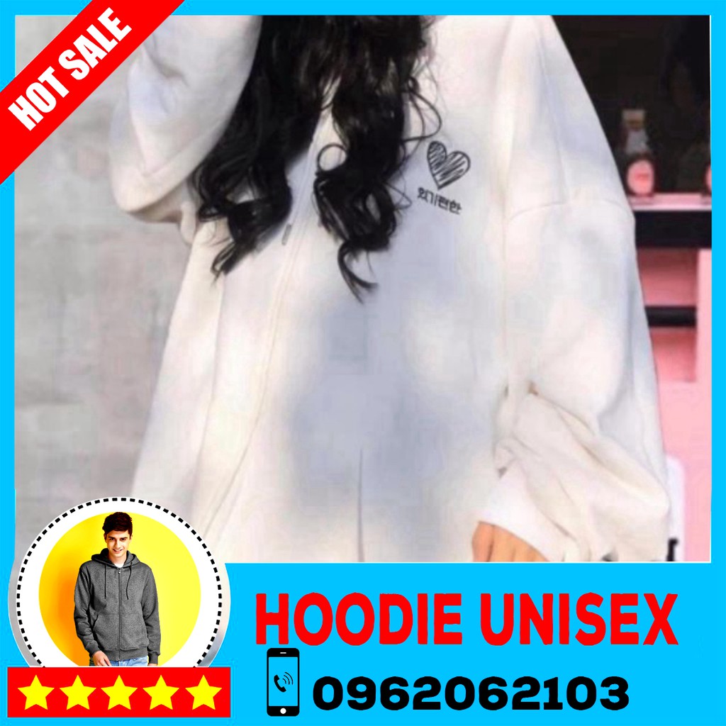 (HOOIDE) Áo Hoodie dây kéo. Áo khoác Hooide Nam nữ Nỉ ngoại (Đủ Size M,L,XL) MỚI | BigBuy360 - bigbuy360.vn