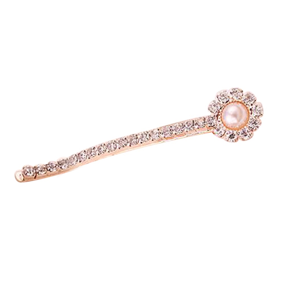 Kẹp Tóc Hình Hoa Hướng Dương Đính Kim Cương Giả Hợp Thời Trang