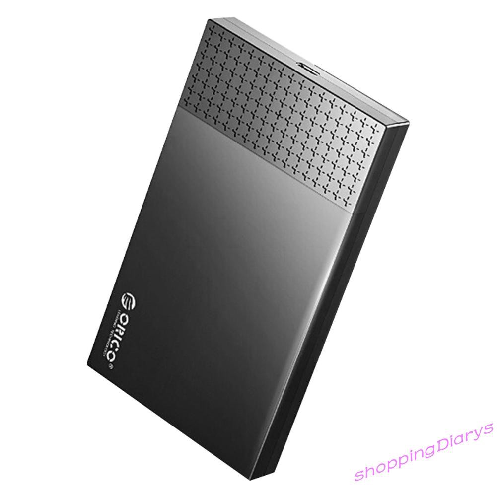 ✤Sh✤ ORICO 2526C3 Type-C Hard Disk Case 2.5 inch SATA HDD SSD Mobile Enclosure