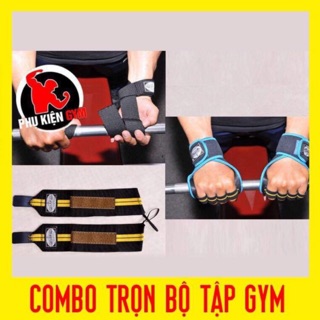 Combo 3 sản phẩm - Dây kéo lưng - Găng tay quấn cổ - Thun quấn cổ tay