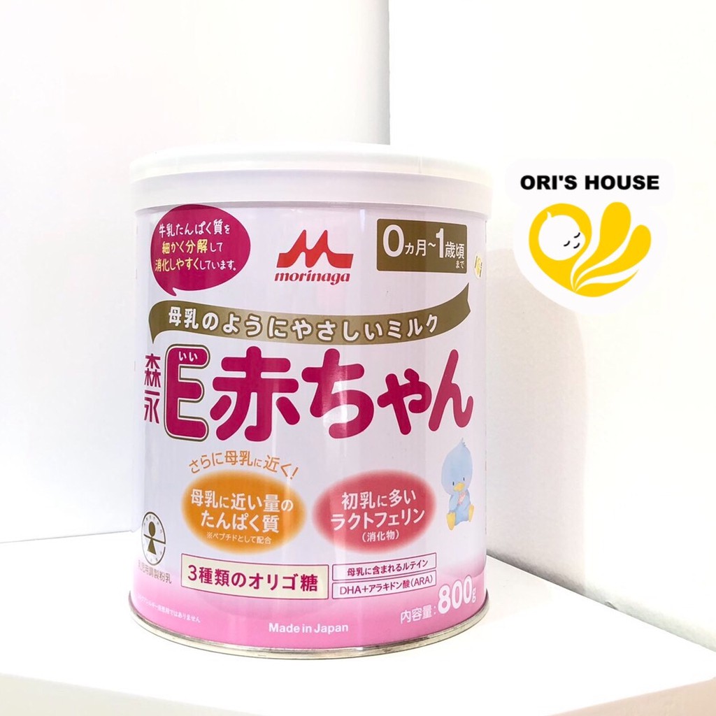 Sữa bột Mori E akachan 800g - Nhật Bản