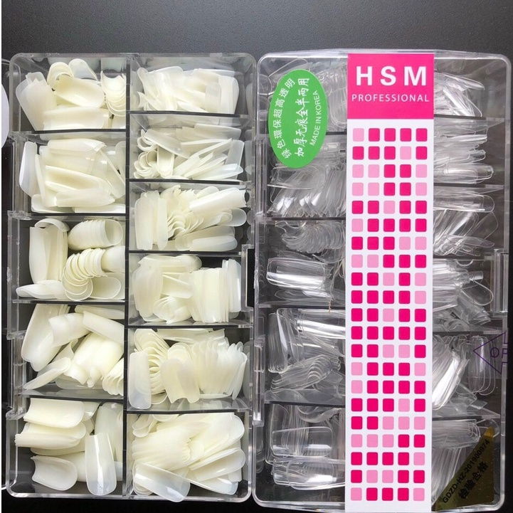 Móng úp HSM các fom thang, vuông, nhọn, bầu