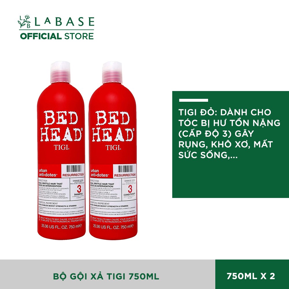 Bộ Dầu Gội - Xả TiGi giúp dưỡng tóc mà 750ml