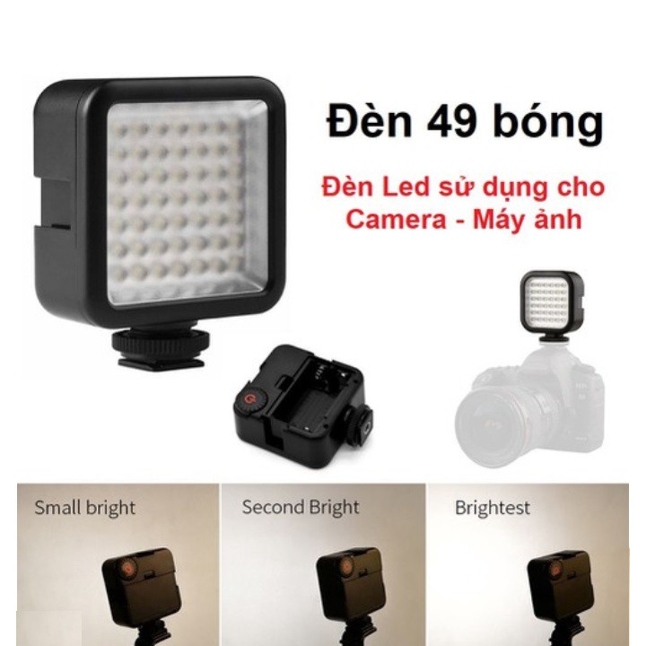 Đèn Led Ulanzi 49 bóng dành cho Smartphone, Gimbal, DSLR, Mirrorless