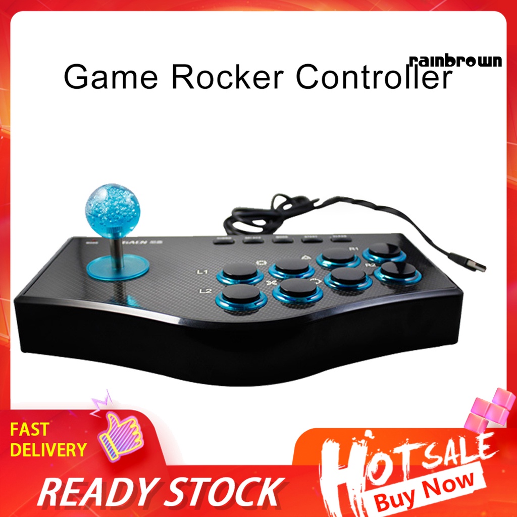 Bộ điều khiển game Arcade Rocker USB cho PS2/PS3/Xbox PC TV Box Laptop