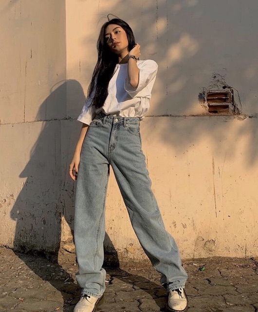 Quần Ống Suông Smoth Jean Rocky Denim