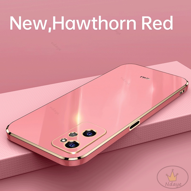 Ốp Lưng Realme 9i 8i 9Pro 9Pro+ Thoại Tpu Màu Trơn Bảo Vệ Camera Cho Ốp Điện Realme 9i NDYZB